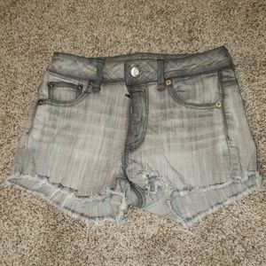 Gray Wash Shorts
